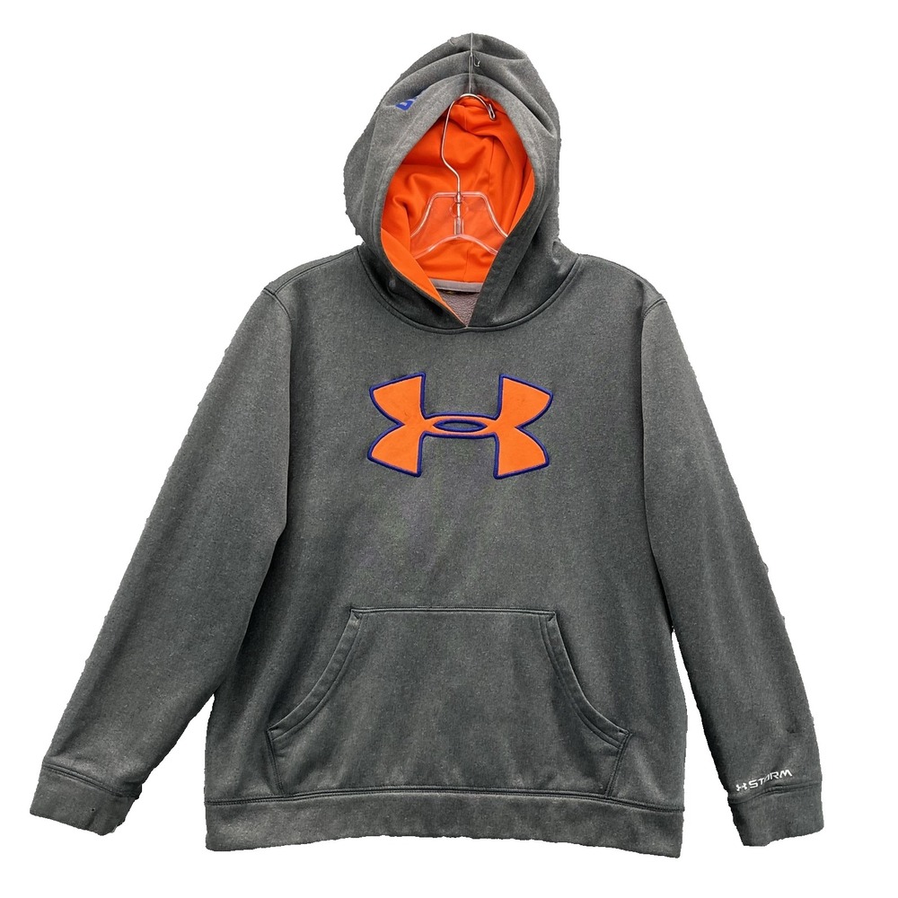 Under Armour Storm Hoodie Youth Boys Large Fleece Athletic Sportswear Academia
